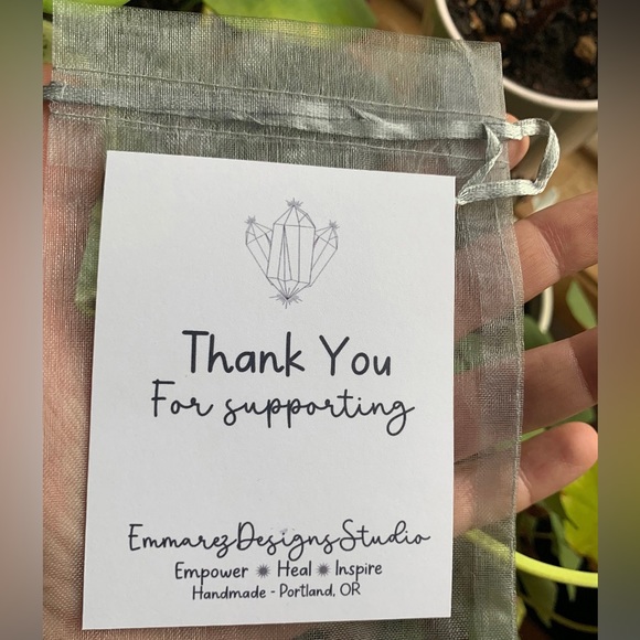 NWT✨Empath Protection Bracelet ✨Genuine adjustable Gemstone Bracelet ✨ Handmade✨ - Picture 4 of 5